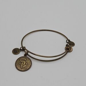 Alex and Ani gold tone USC Southern California bangle bracelet